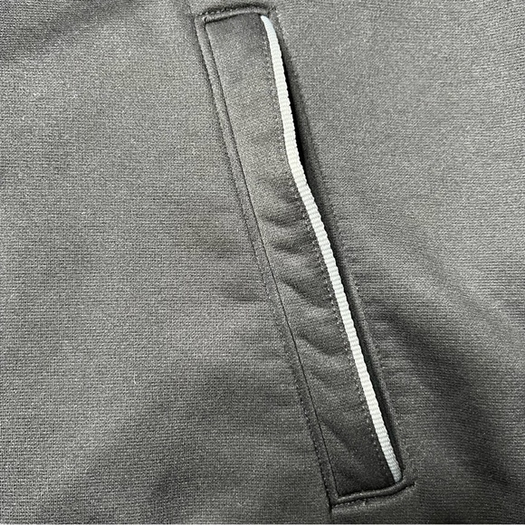 Under Armour Loose Fit Full Zip Hoodie Logo Sweatshirt in Black Men’s Sz L - Picture 5 of 12